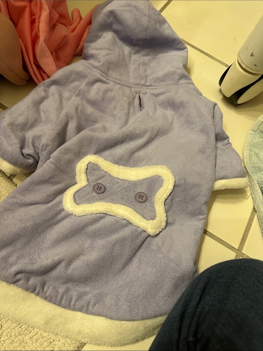 Casual Canine Light Purple Fleece Lined Hoodie Sweater